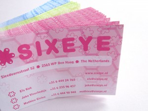 Sixeye business cards